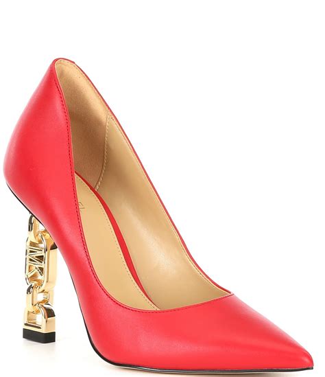 michael kors logo heels